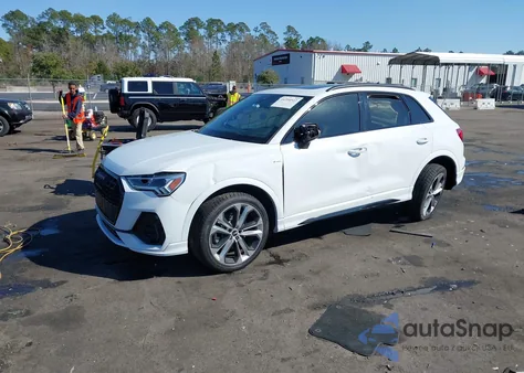 2022 Audi Q3 Premium Plus 45 Tfsi S Line Quattro Tiptronic z USA, uszkodzony, nr VIN WA1EECF35N1031413